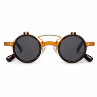 C2 orange leopard framed gray slices