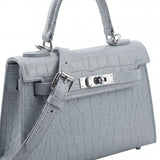 TELLET STRUCTURED LEATHER HANDBAG