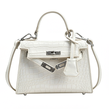 TELLET STRUCTURED LEATHER HANDBAG